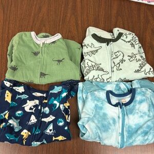 Bundle of footie pajamas 24 months